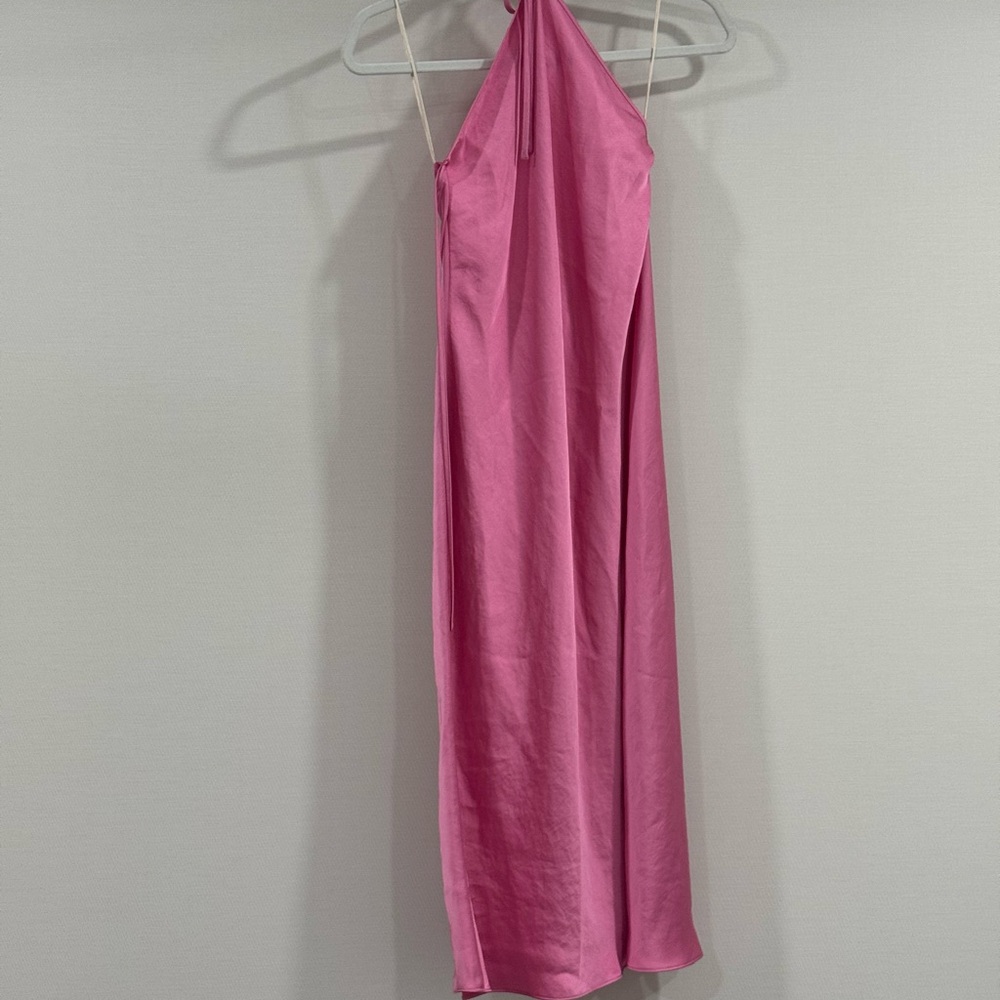 Aritzia Wilfred Nughtwood Dress-Bubble Gum Pink-S